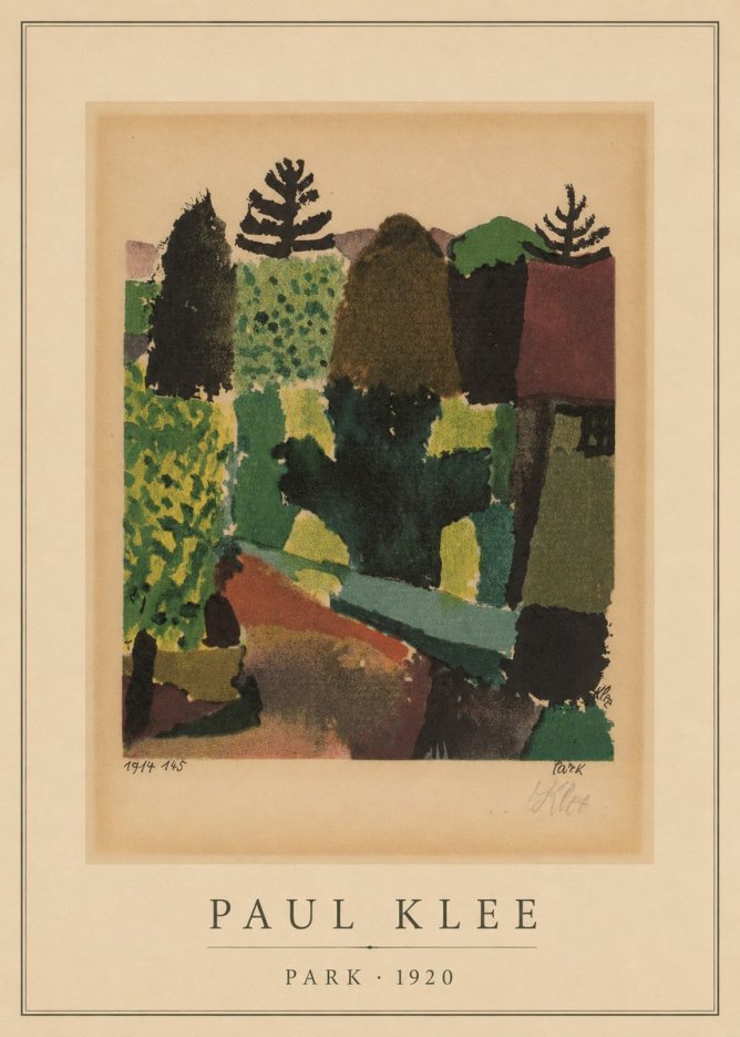 Paul Klee Park I No2 - Póster