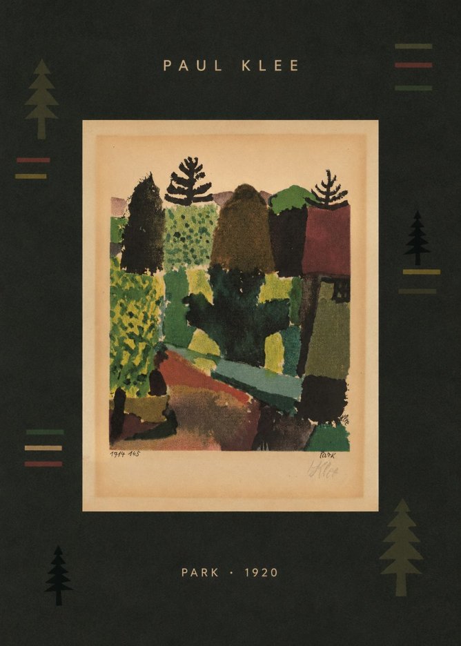 Paul Klee Park I No6 - Póster