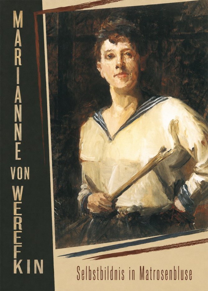 Marianne von Werefkin Selbstbildnis in Matrosenbluse No2 - Póster