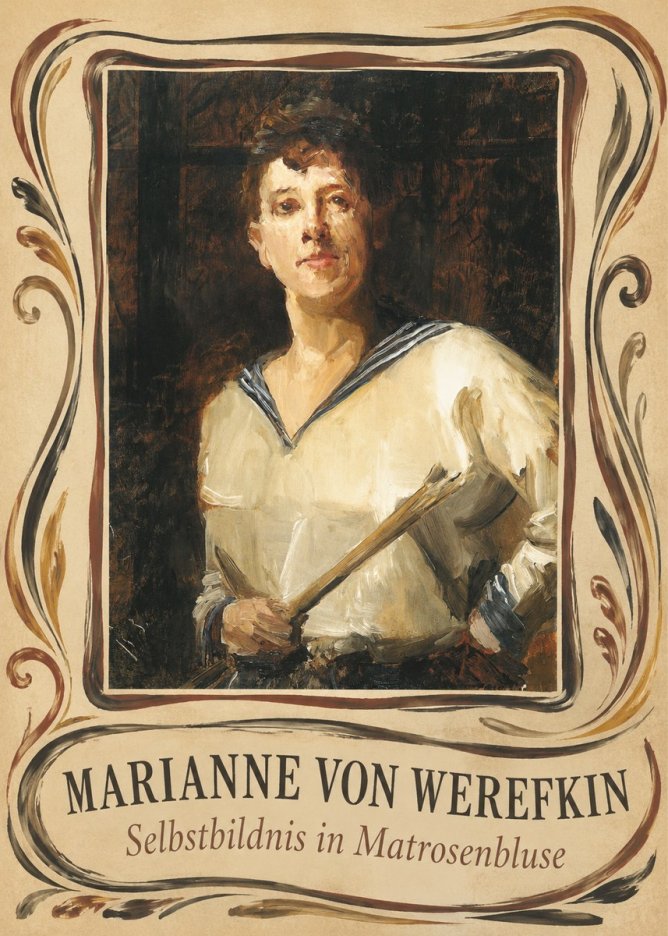 Marianne von Werefkin Selbstbildnis in Matrosenbluse No3 - Póster