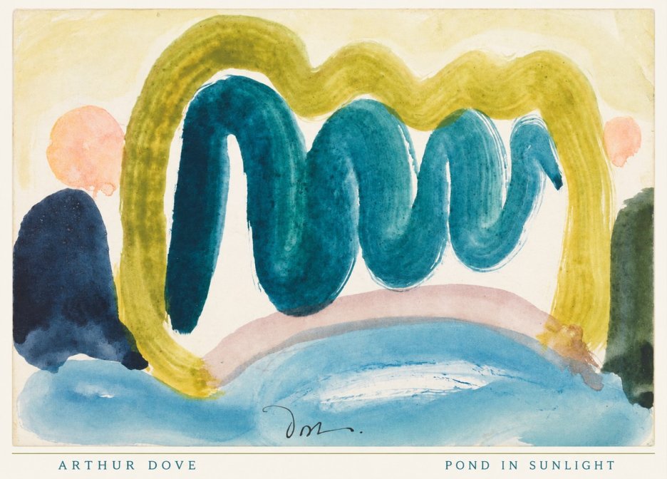 Arthur Dove Pond in Sunlight No6 - Póster