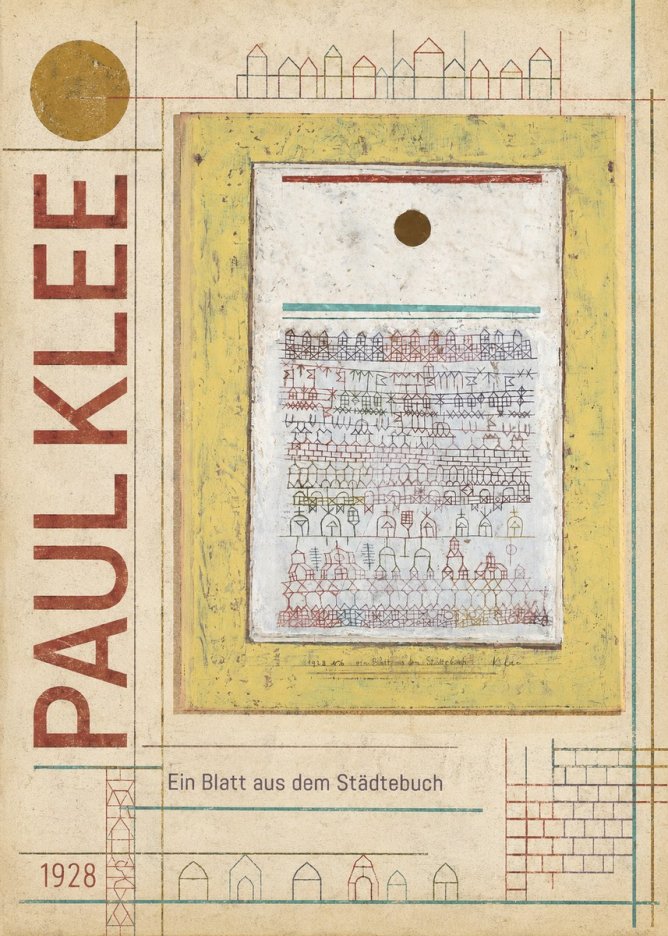 Paul Klee Ein Blatt Aus Dem Städtebuch No6 - Póster