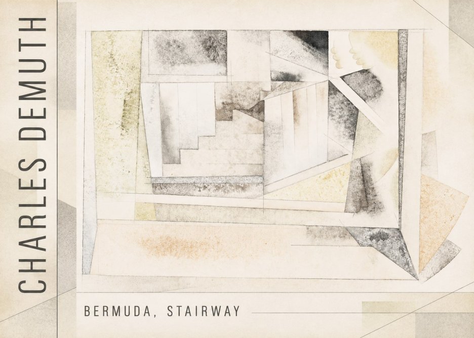 Charles Demuth Bermuda, Stairway No2 - Póster