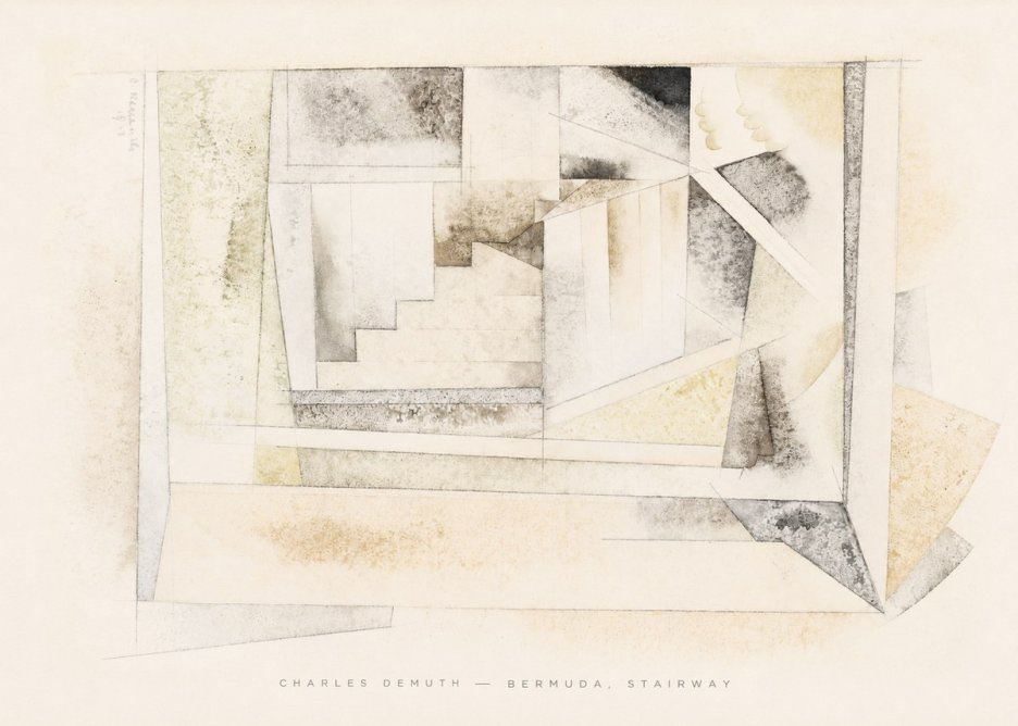 Charles Demuth Bermuda, Stairway No6 - Póster