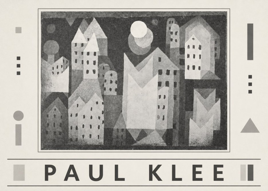Paul Klee City of Churches No6 - Póster