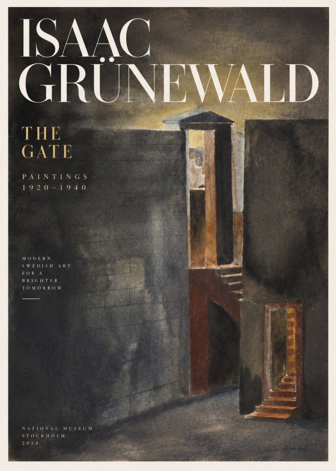Isaac Grünewald Architectural Fantasy No3 - Póster
