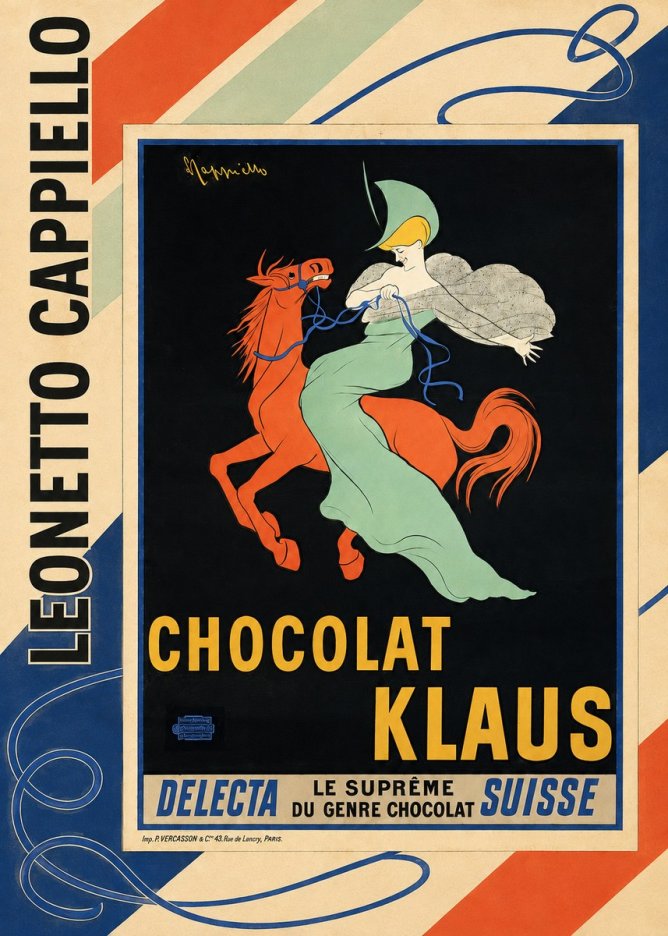 Leonetto Cappiello Chocolat Klaus II No2 - Póster