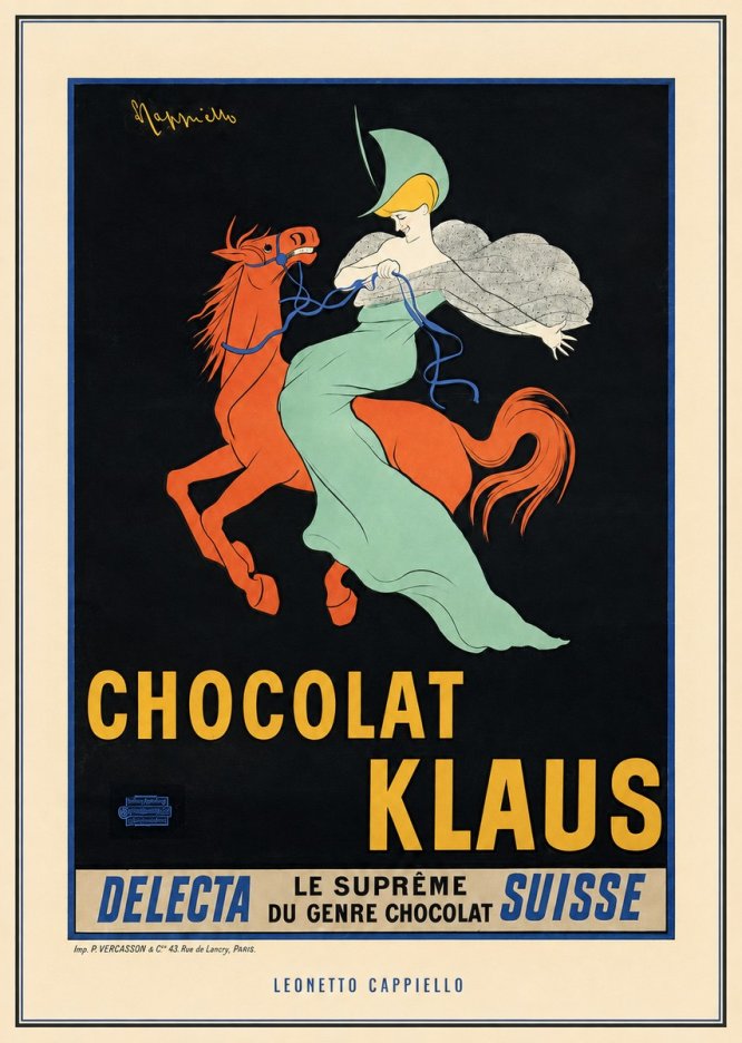 Leonetto Cappiello Chocolat Klaus II No3 - Póster