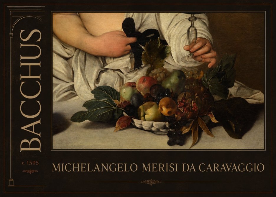 Michelangelo Merisi da Caravaggio Bacchus II No2 - Póster