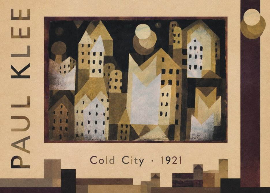 Paul Klee Cold City No3 - Póster