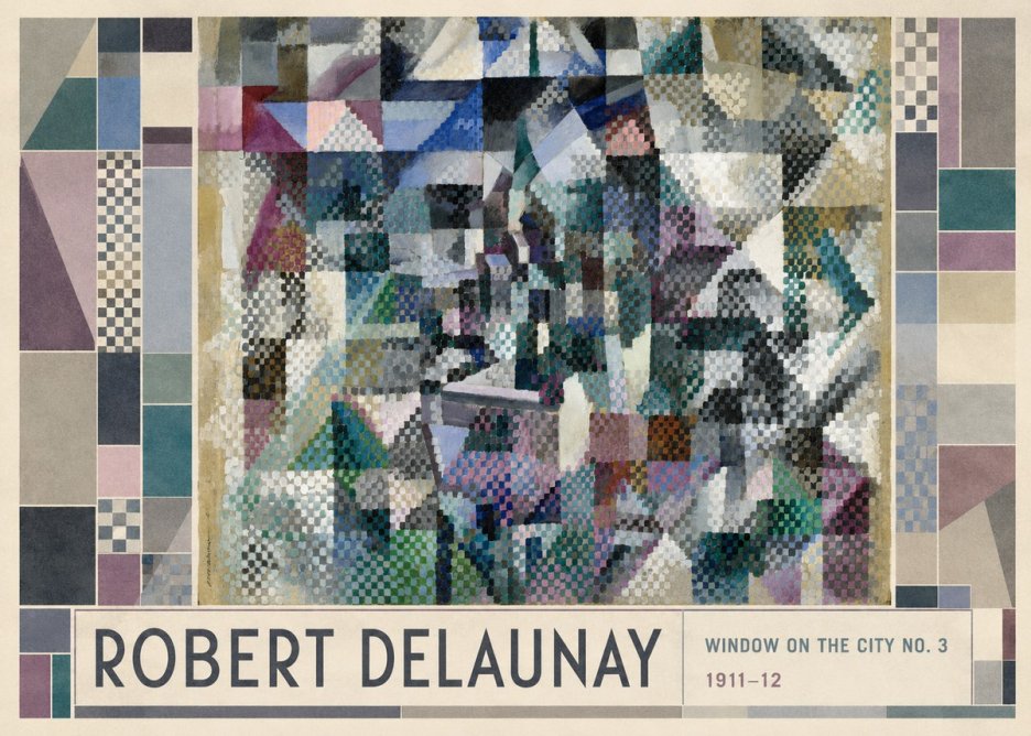 Robert Delaunay Window on the City No. 3 No1 - Póster