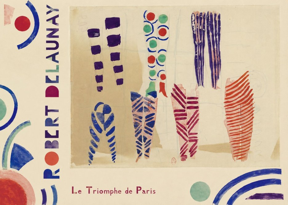 Robert Delaunay Le Triomphe De Paris IV No2 - Póster