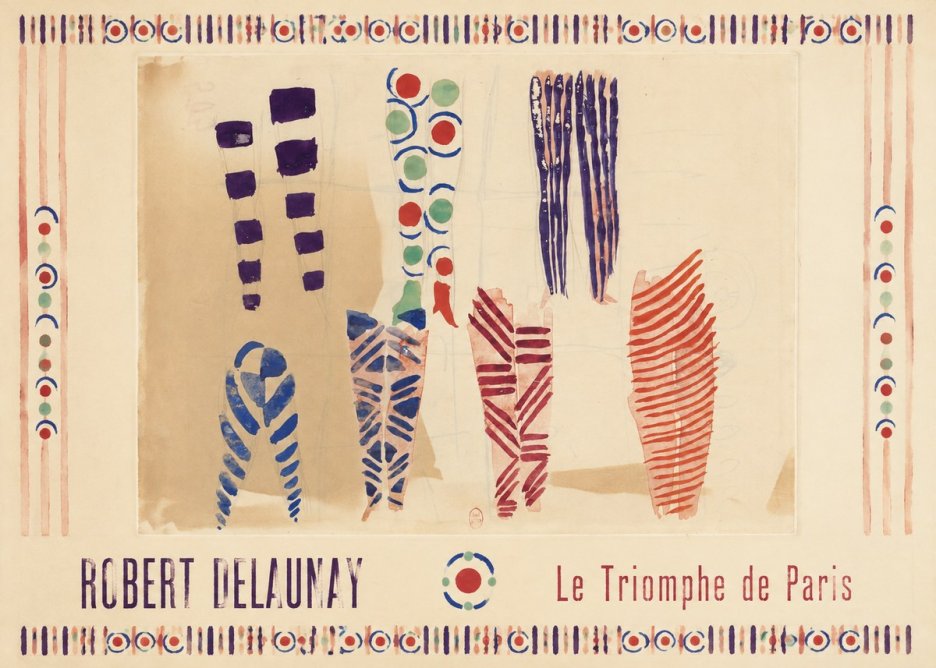 Robert Delaunay Le Triomphe De Paris IV No4 - Póster