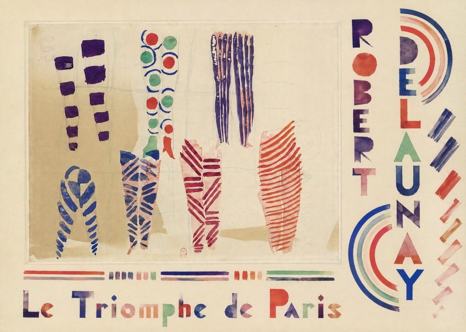 Robert Delaunay Le Triomphe De Paris IV No5 - Póster