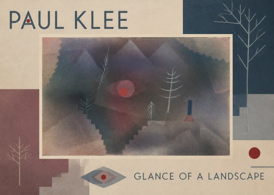 Paul Klee Glance of a Landscape No2 - Póster