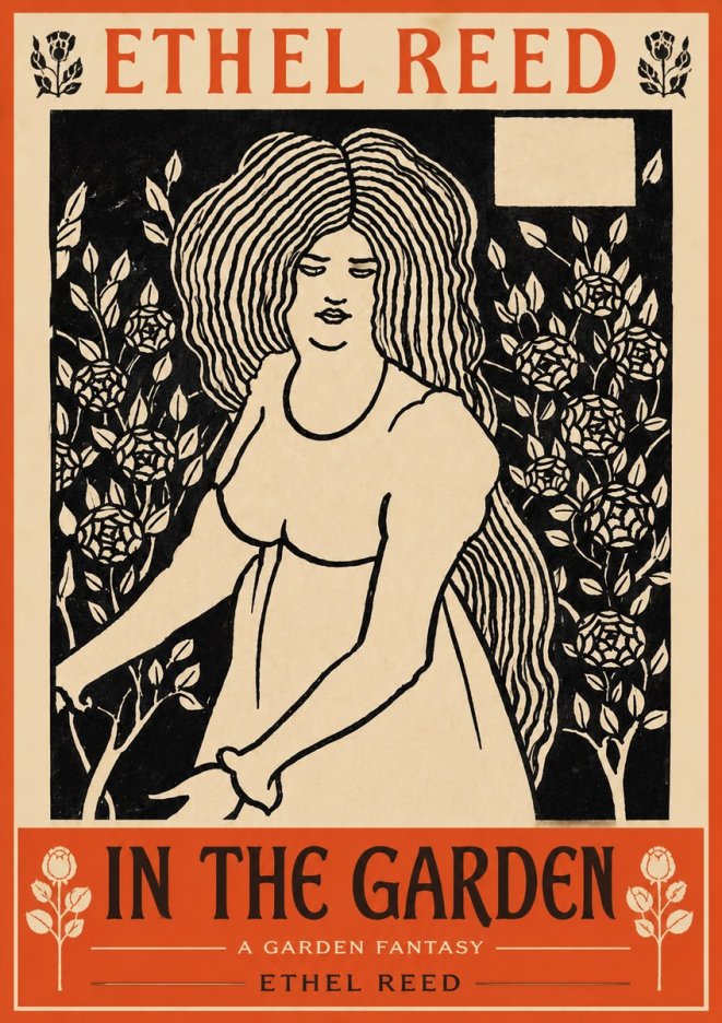 Ethel Reed In the Garden No4 - Póster