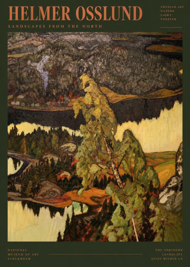 Helmer Osslund Northern Landscape No5 - Póster