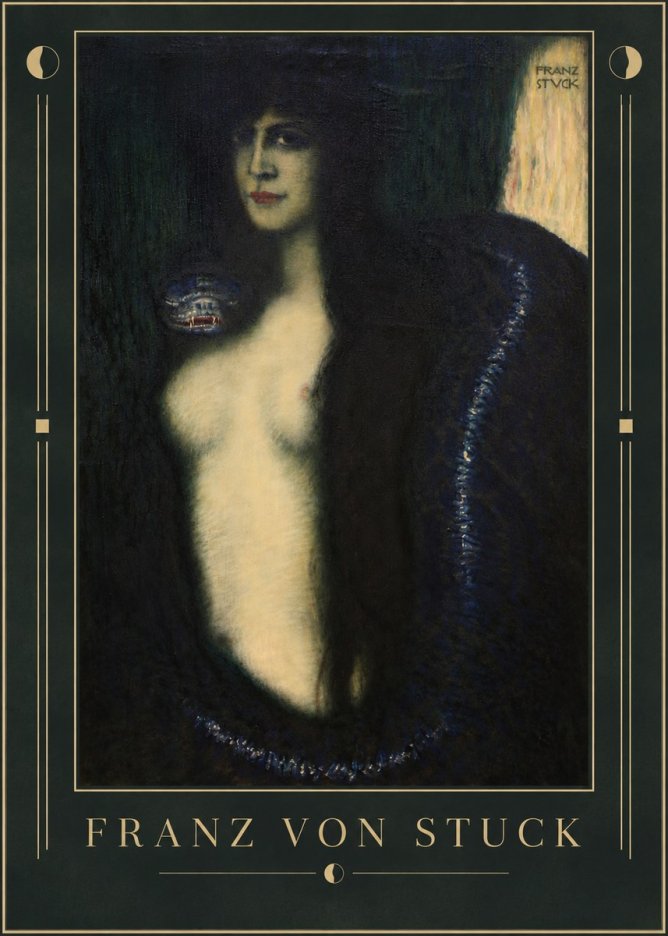 Franz von Stuck The Sin II No5 - Póster