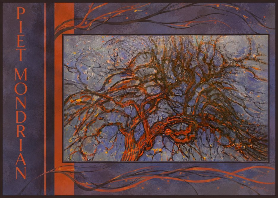 Piet Mondrian The Red Tree No2 - Póster