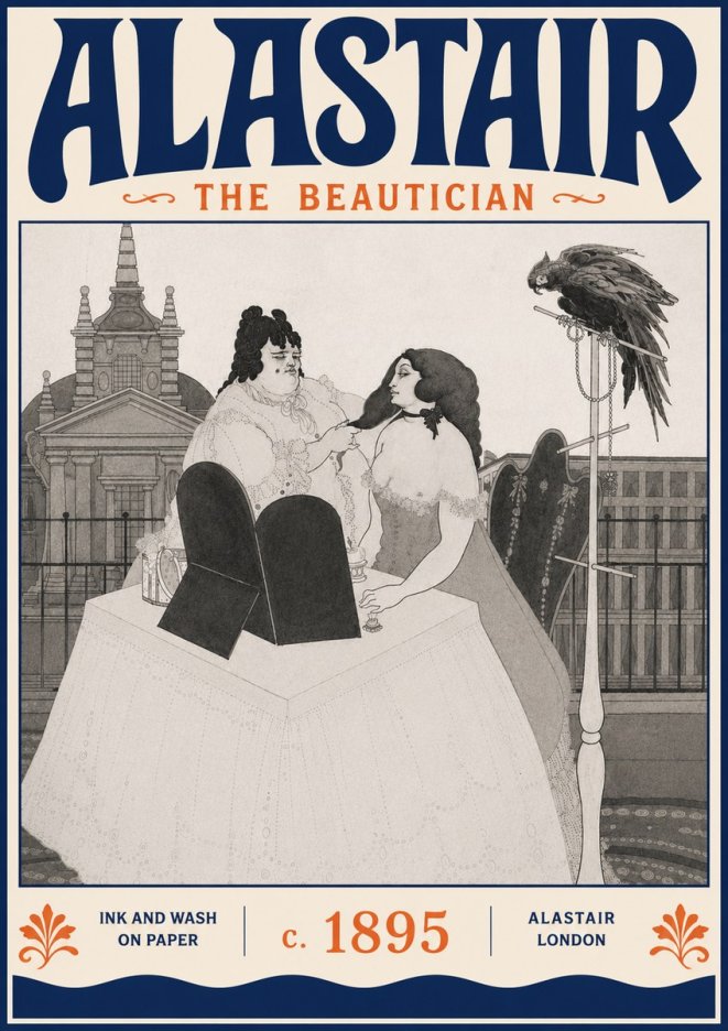 Alastair The Beautician No4 - Póster