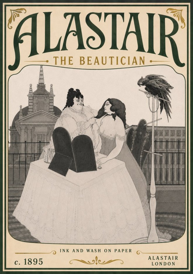 Alastair The Beautician No6 - Póster