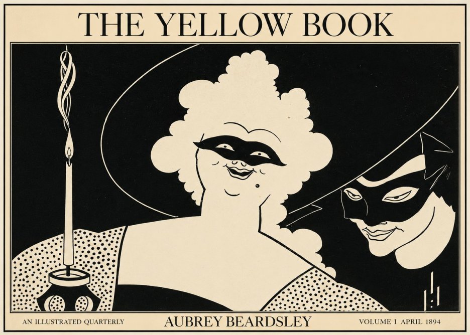 Aubrey Beardsley The Yellow Book I No1 - Póster