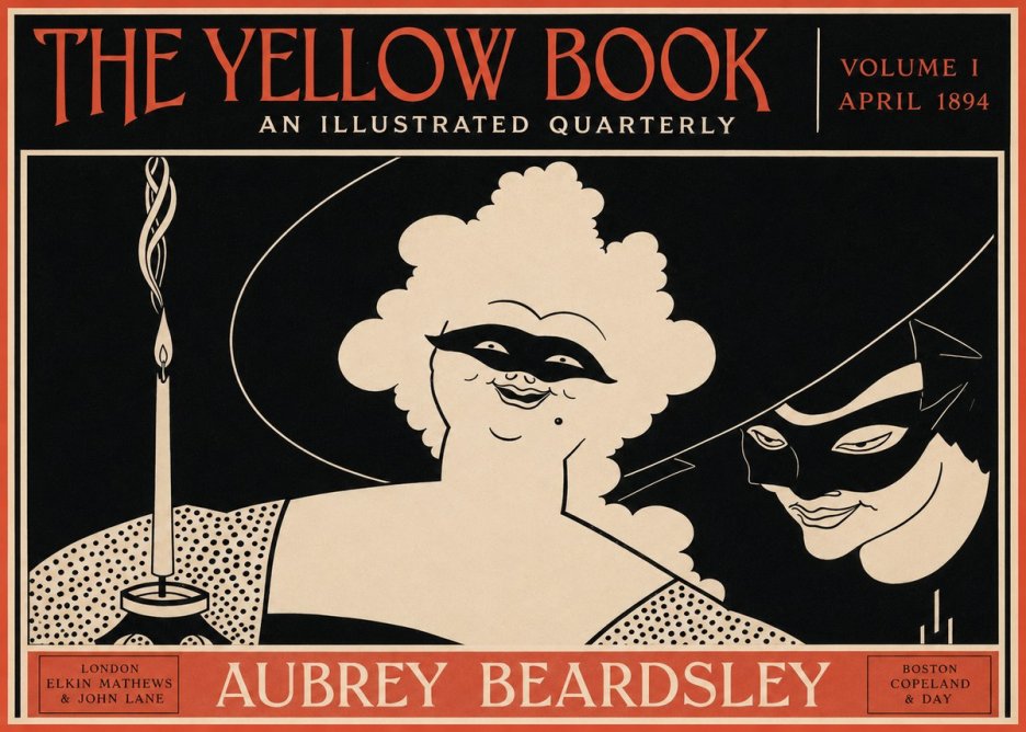 Aubrey Beardsley The Yellow Book I No2 - Póster