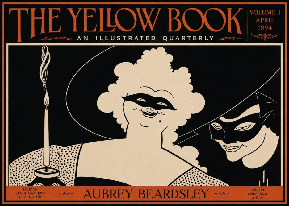 Aubrey Beardsley The Yellow Book I No4 - Póster