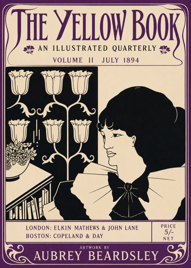 Aubrey Beardsley The Yellow Book - Volume Ii July 1894 No3 - Póster