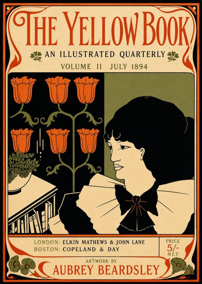 Aubrey Beardsley The Yellow Book - Volume Ii July 1894 No5 - Póster