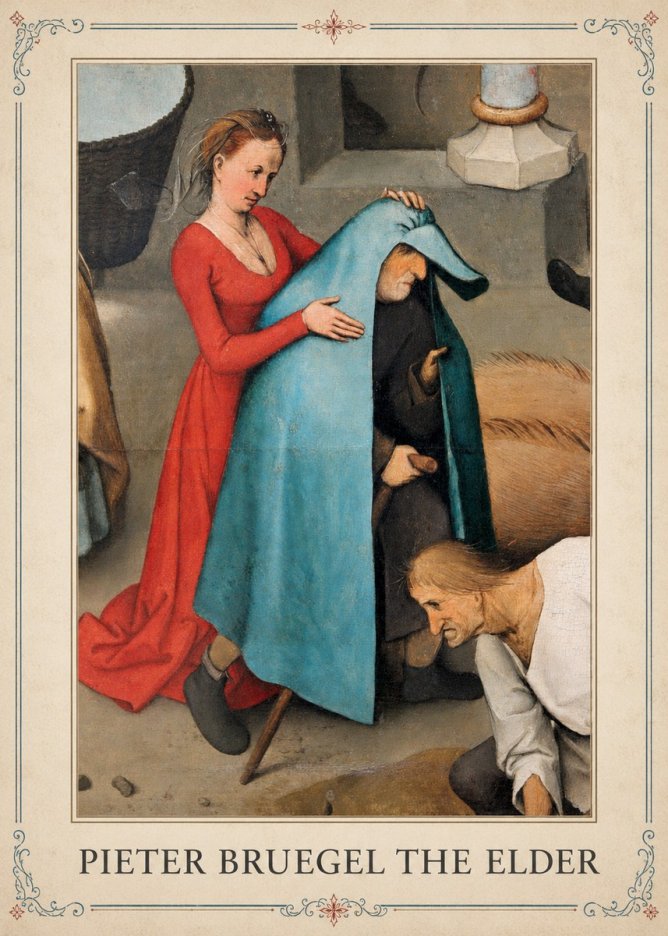 Pieter Bruegel The Blind Leading the Blind II No1 - Póster