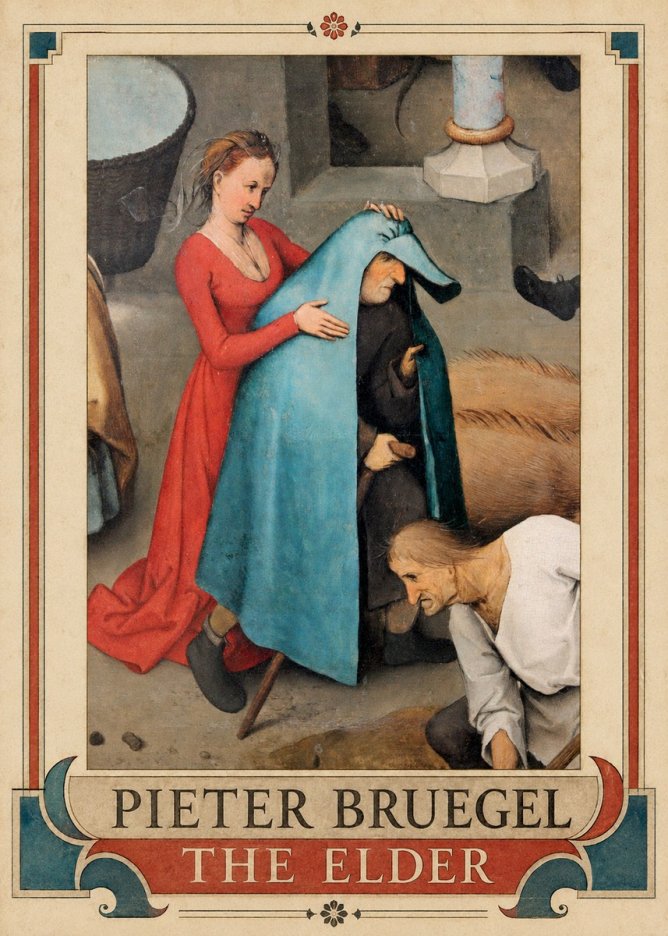 Pieter Bruegel The Blind Leading the Blind II No5 - Póster