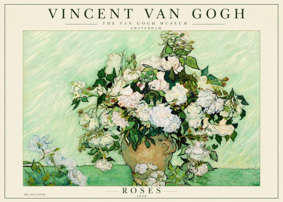 Van Gogh Roses II No3 - Póster