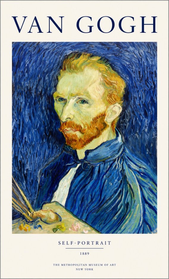 Van Gogh Self-portrait I No1 - Póster