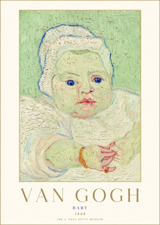 Van Gogh Baby No1 - Póster