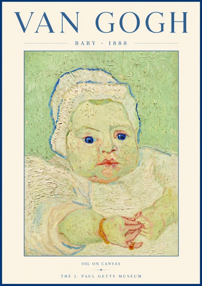 Van Gogh Baby No6 - Póster