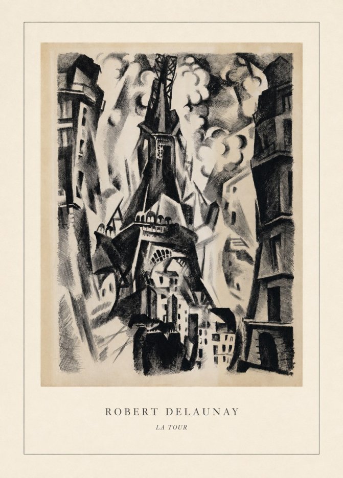 Robert Delaunay La Tour No4 - Póster