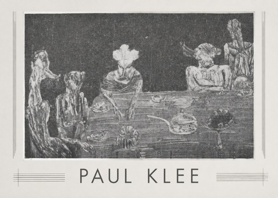 Paul Klee Die Mahlzeit No1 - Póster