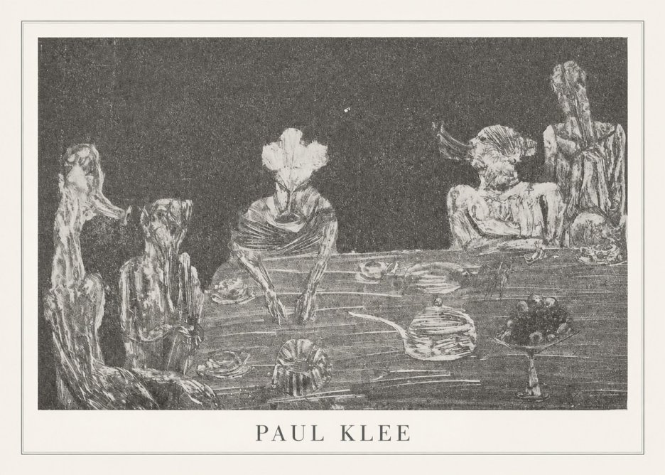 Paul Klee Die Mahlzeit No4 - Póster