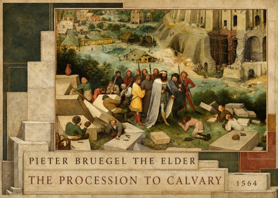Pieter Bruegel The Tower of Babel XIV No6 - Póster