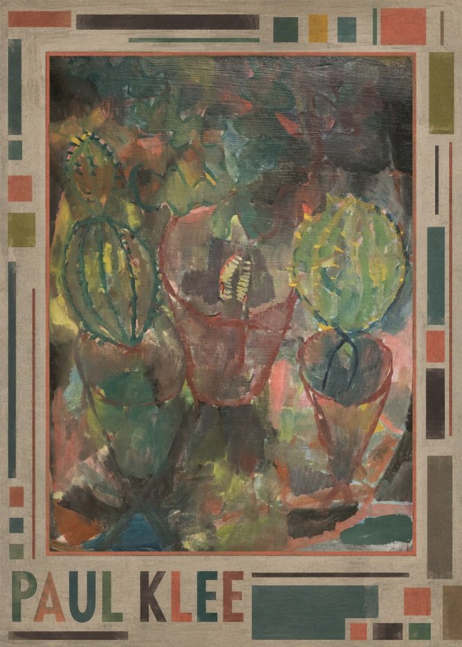 Paul Klee Three Potted Plants No2 - Póster