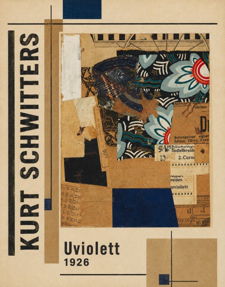 Kurt Schwitters Uviolett No2 - Póster