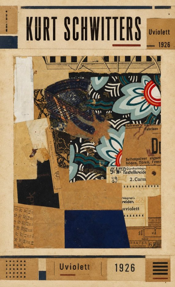 Kurt Schwitters Uviolett No3 - Póster