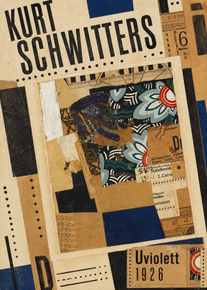 Kurt Schwitters Uviolett No5 - Póster