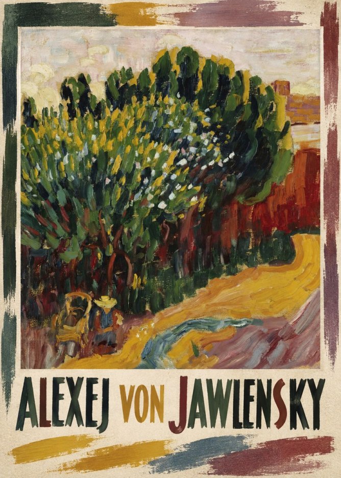 Alexej von Jawlensky Park Landscape (Murnau) No1 - Póster