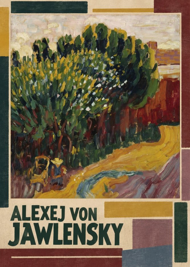 Alexej von Jawlensky Park Landscape (Murnau) No3 - Póster