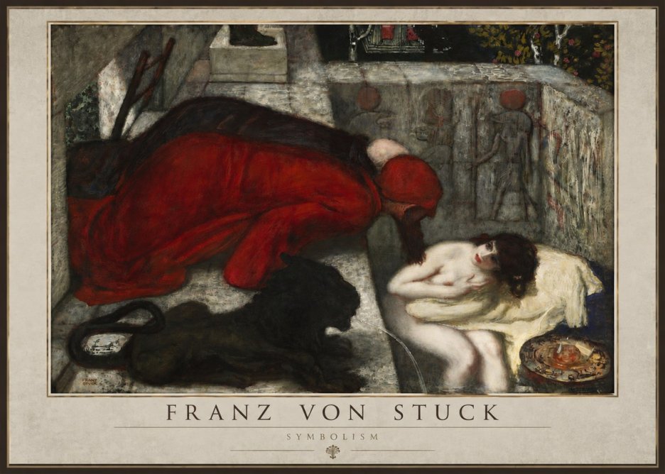Franz von Stuck Salome No4 - Póster