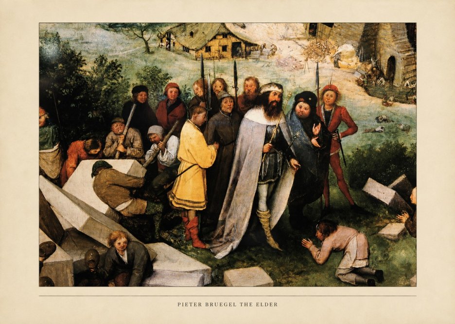Pieter Bruegel The Blind Leading the Blind III No5 - Póster