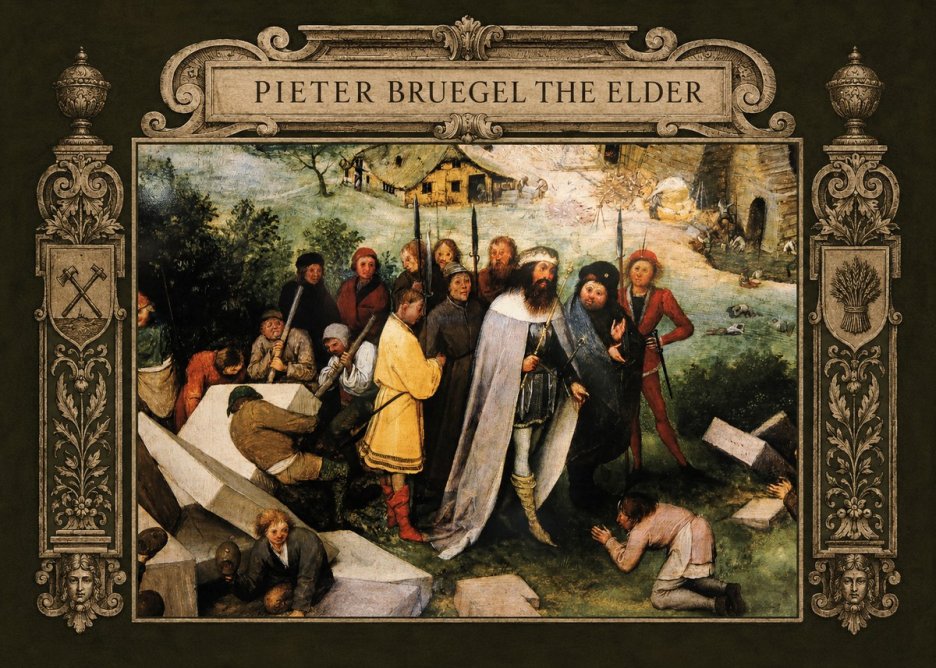 Pieter Bruegel The Blind Leading the Blind III No6 - Póster