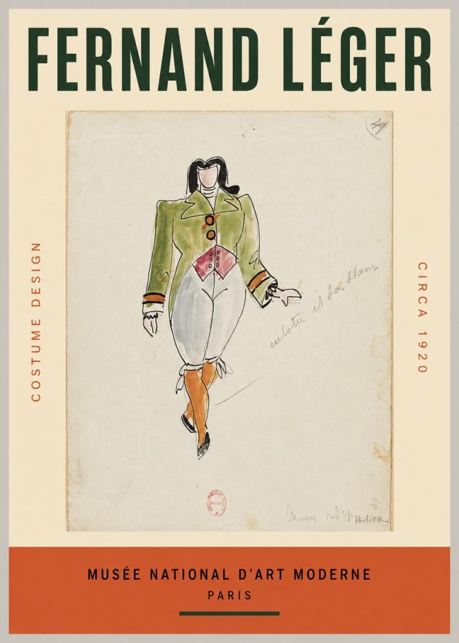 Fernand Léger Costume Design II No2 - Póster